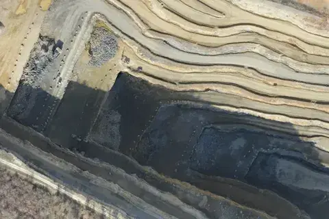 Overlapping drone photograph 2 of the demo quarry